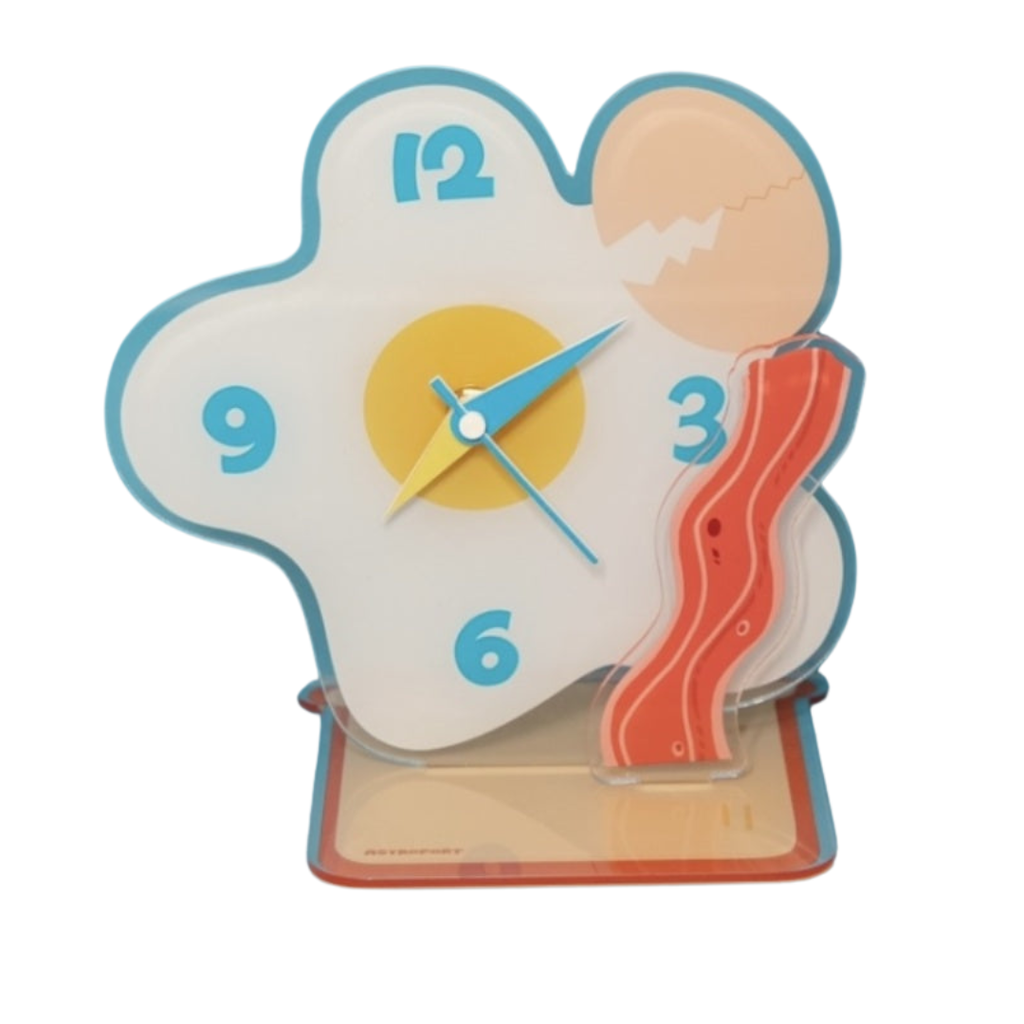 Egg Acrylic Desktop Clock | ساعة مكتب بشكل بيض