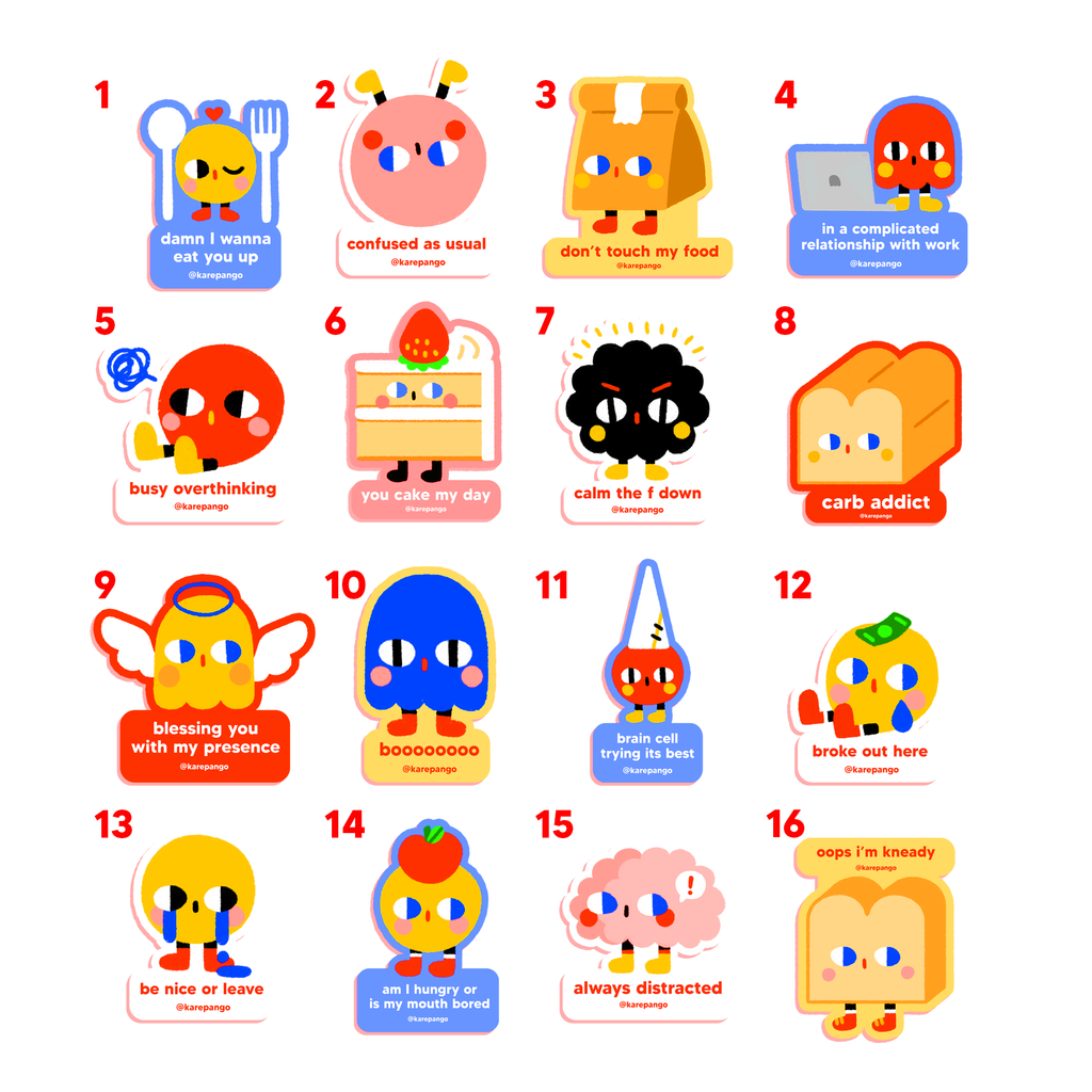 Die-cut stickers | ستكيرات