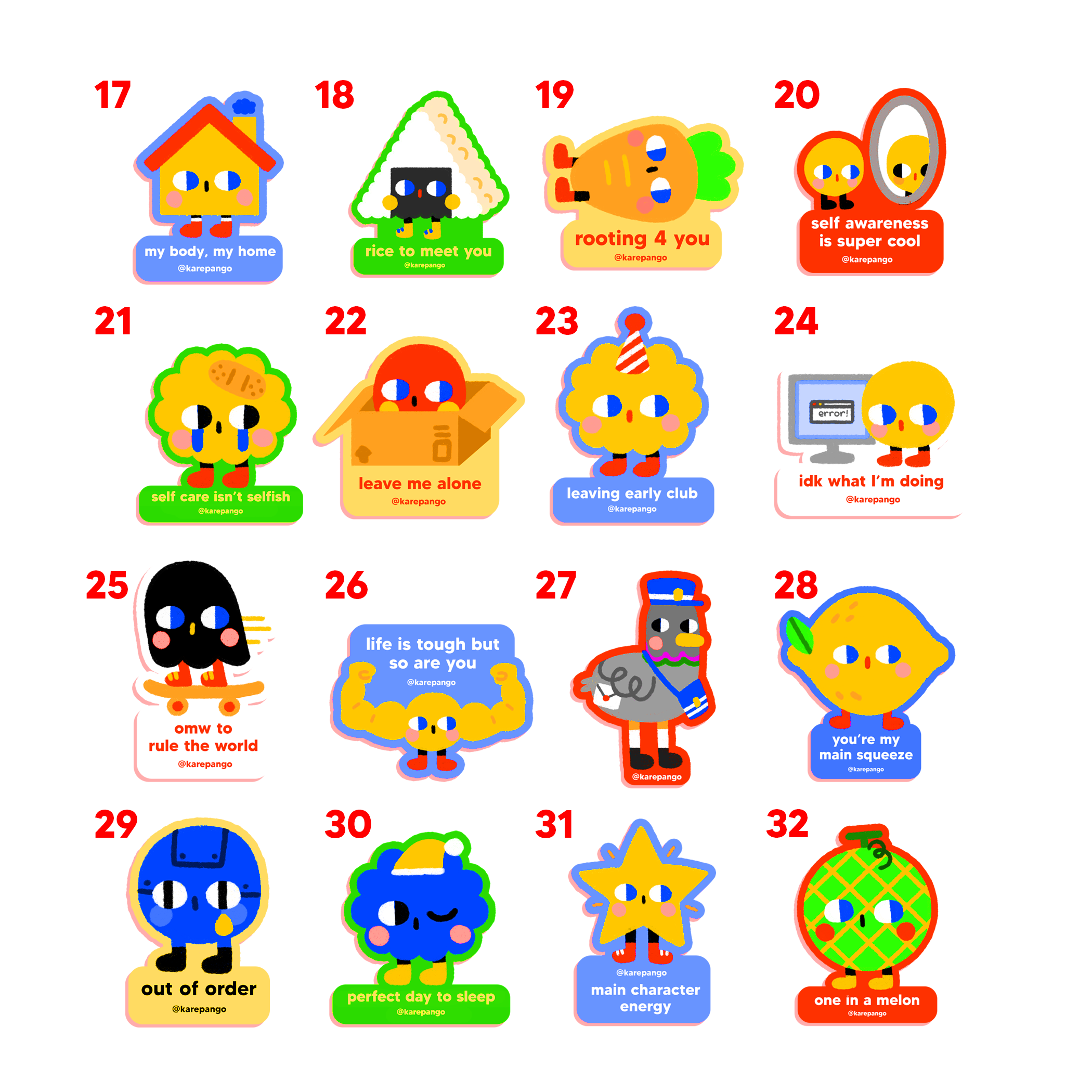 Die-cut stickers | ستكيرات